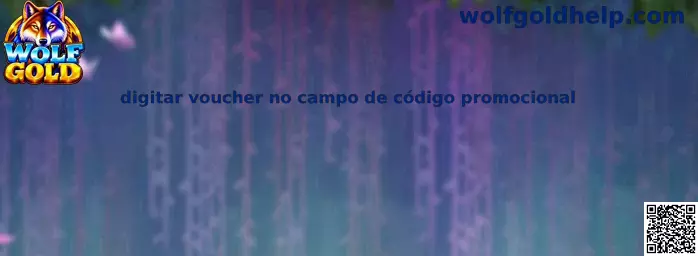 Digitar voucher no campo de código promocional