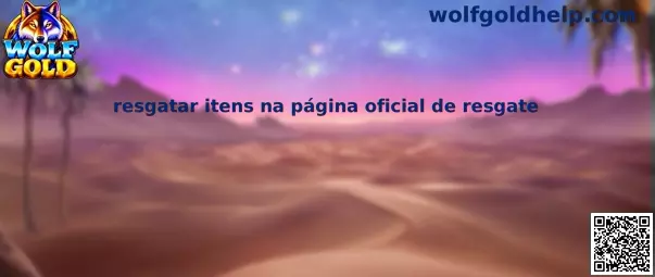 Resgatar itens na página oficial de resgate