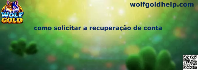 Recuperação de conta Wolf Gold