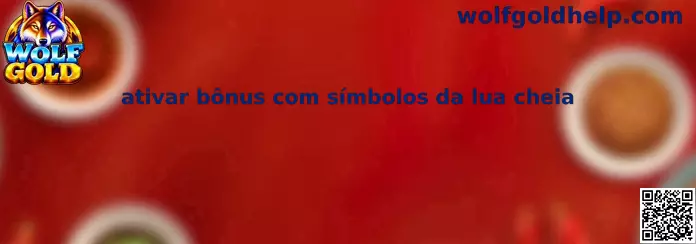 Ativar bônus com símbolos da lua cheia no Wolf Gold