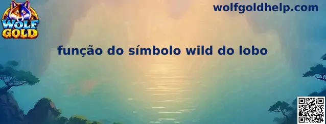 Ilustração relacionada à função do símbolo Wild do lobo em Wolf Gold